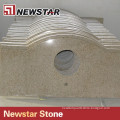 Newstar cheap Golden yellow granite bathroom vanity top